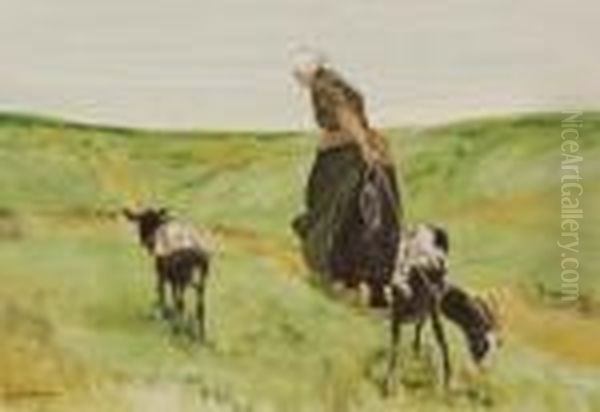 Untitled Oil Painting by Max Liebermann