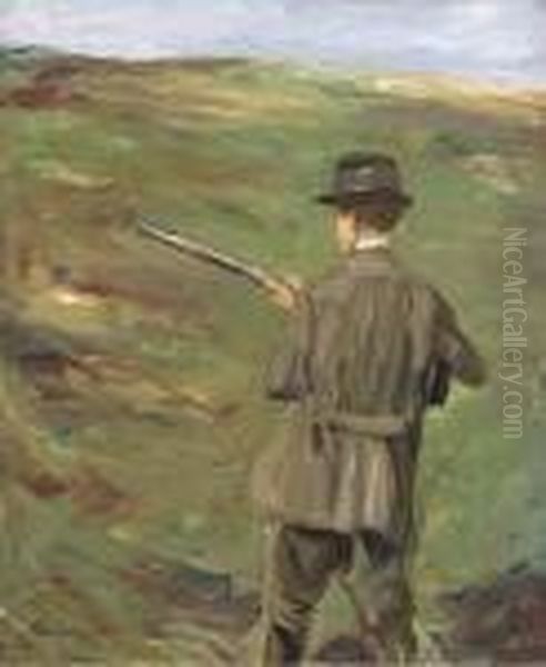 Der Jager In Den Dunen Oil Painting by Max Liebermann