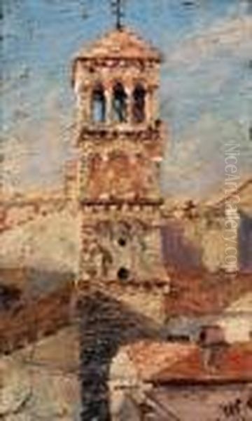 Il Campanile Oil Painting by Ulvi Liegi