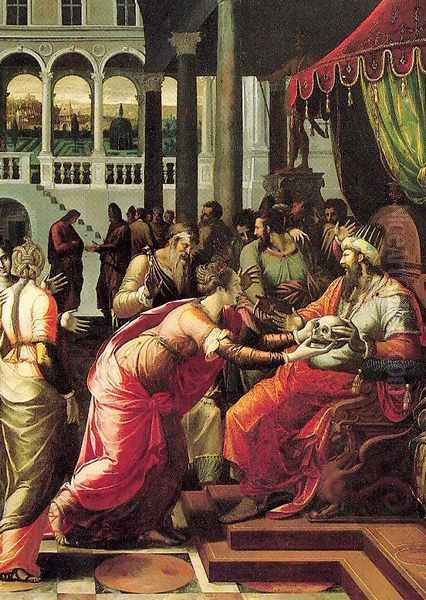 The Justice of Othon Oil Painting by Giovanni Francesco Penni