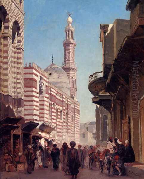 Cairo Oil Painting by Alberto Pasini