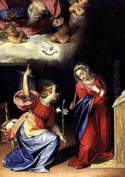 The Annunciation Oil Painting by Scipione Pulzone