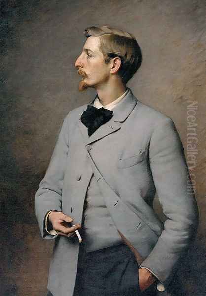 Paul Wayland Bartlett Oil Painting by Charles Sprague Pearce