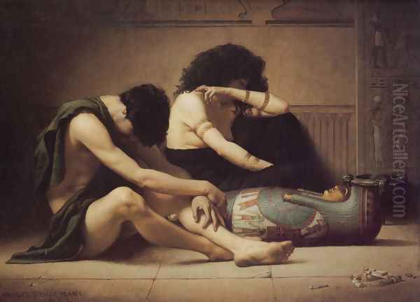 The Death of the First-Born Oil Painting by Charles Sprague Pearce