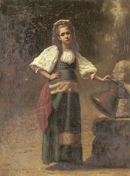 Contadina 2 Oil Painting by Charles Sprague Pearce