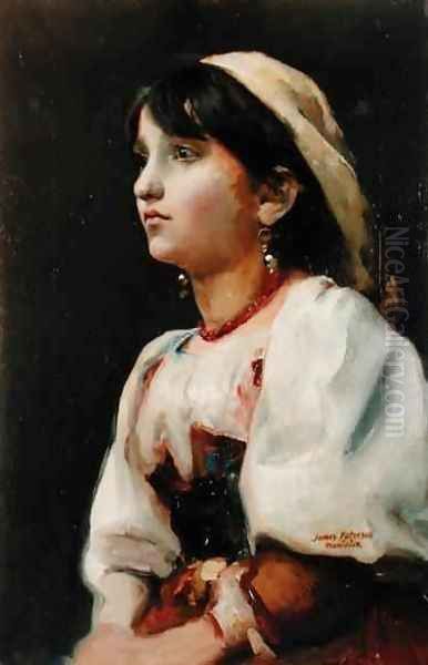 Geralda, c.1880s Oil Painting by James Paterson