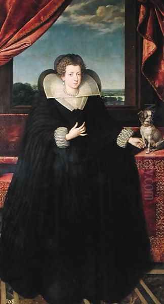 Isabella of Bourbon 1602-44 Queen of Spain, 1615-22 Oil Painting by Frans Pourbus the younger