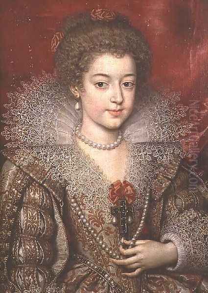 Portrait of the Infanta Anna Oil Painting by Frans Pourbus the younger