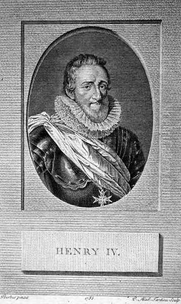 Henri IV 1553-1610, engraved by Pierre Alexandre Tardieu 1756-1844, 1783 Oil Painting by Frans Pourbus the younger