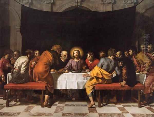 The Last Supper Oil Painting by Frans Pourbus the younger