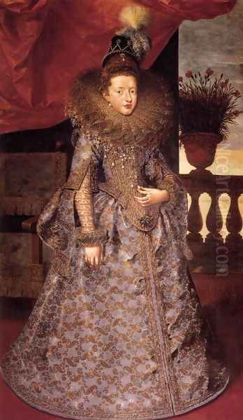 Portrait of Margherita Gonzaga Oil Painting by Frans Pourbus the younger