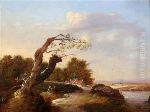 Landscape Oil Painting by John Linnell