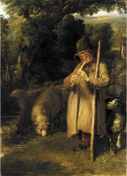 The Farmer's Boy Oil Painting by John Linnell