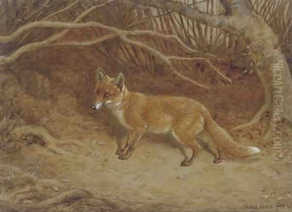 The wily fox Oil Painting by Frank Paton