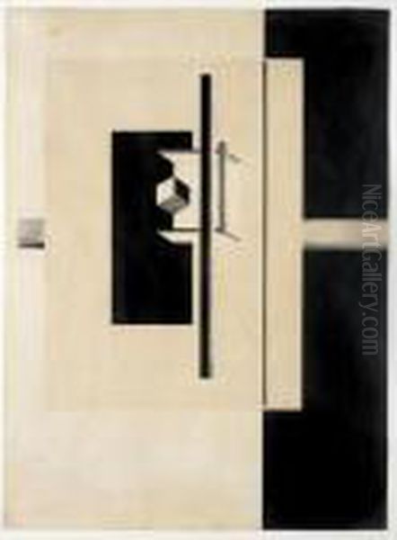 Kestner-mappe 1: Proun (galerie Gmurzyaska 49) Oil Painting by Eliezer Markowich Lissitzky