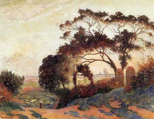 Landscape, Hills of Guerande Oil Painting by Ferdinand Loyen Du Puigaudeau