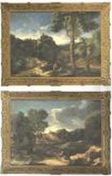 A Pair Of Classical Landscapes by Andrea Locatelli