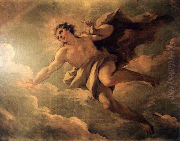 Apollo Oil Painting by Giovanni Antonio Pellegrini