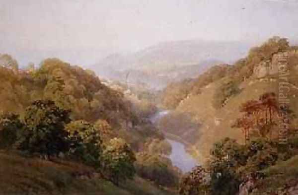 A Moorland View near Barnard Castle, County Durham Oil Painting by Harry Sutton Palmer