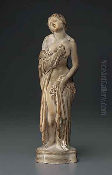 Chloris Caressed by Zephyr Oil Painting by James Pradier