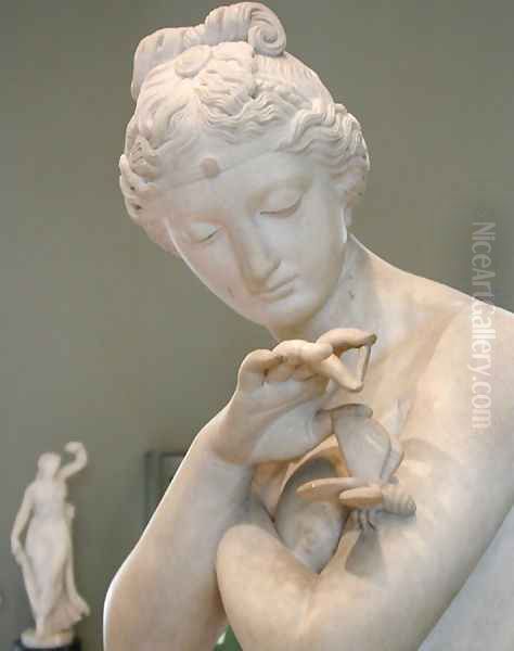 Psyche [detail #5] (Psyche) Oil Painting by James Pradier