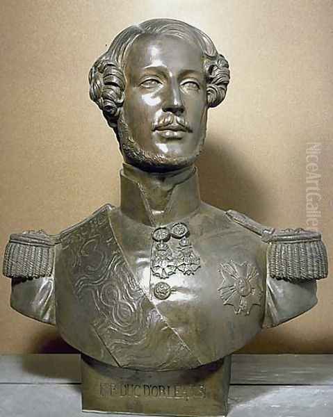 Ferdinand Philippe, duc d'Orleans (1810-1842) Oil Painting by James Pradier