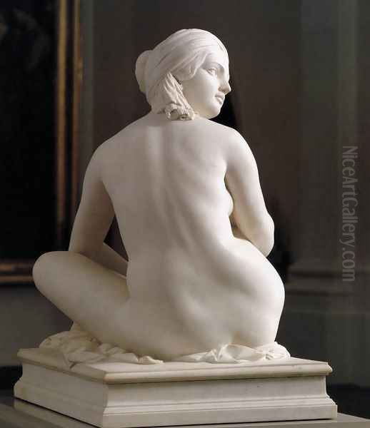 Odalisque (rear view) Oil Painting by James Pradier