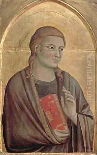 St. John the Evangelist Oil Painting by Buonaguida Pacino di