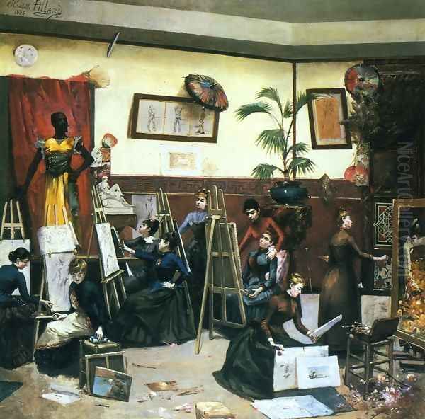 A Studio of Their Own Oil Painting by Elizabeth Pillard