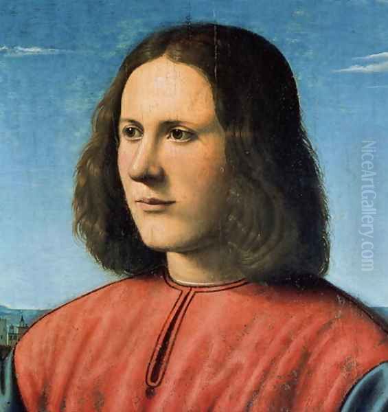 A Young Man Oil Painting by Cosimo Piero di