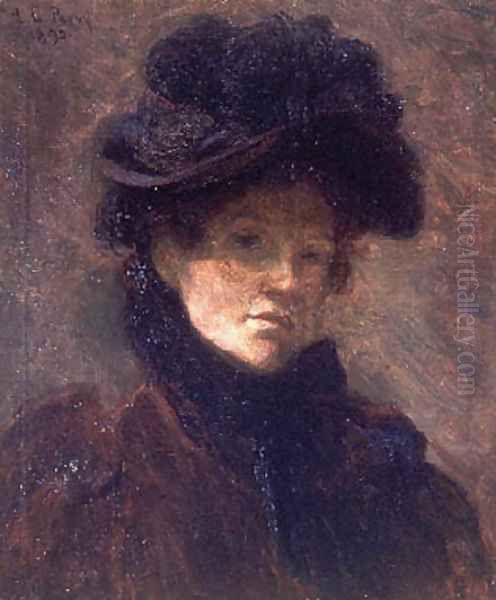 Self-Portrait (1892) Oil Painting by Lilla Calbot Perry