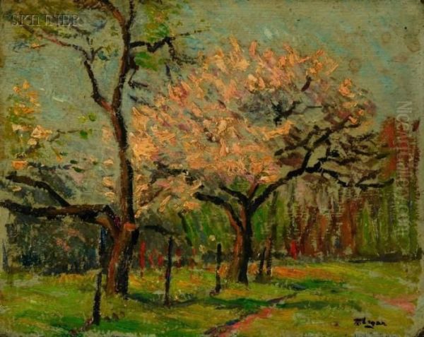 Spring Landscapes Oil Painting by Robert Henry Logan