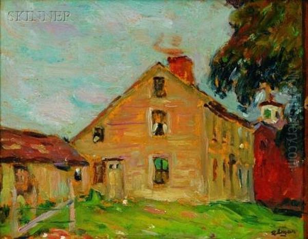 House Portrait Oil Painting by Robert Henry Logan