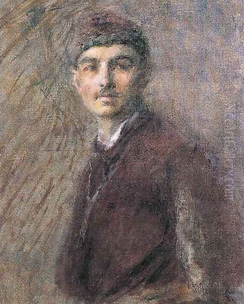 Self-Portrait Oil Painting by Wladyslaw Podkowinski