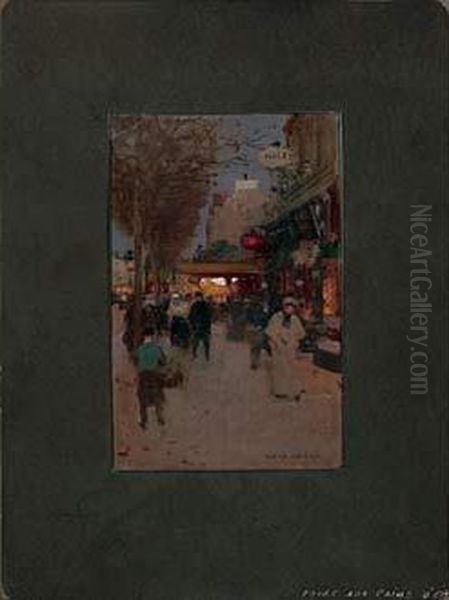 Foire Aux Pains D'epice Oil Painting by Luigi Loir