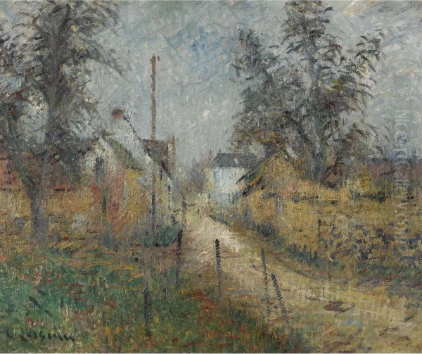 Ferme En Normandie Oil Painting by Gustave Loiseau