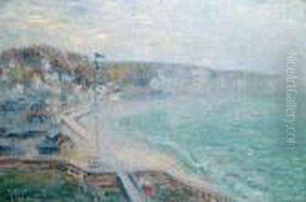 La Plage De Fecamps Oil Painting by Gustave Loiseau