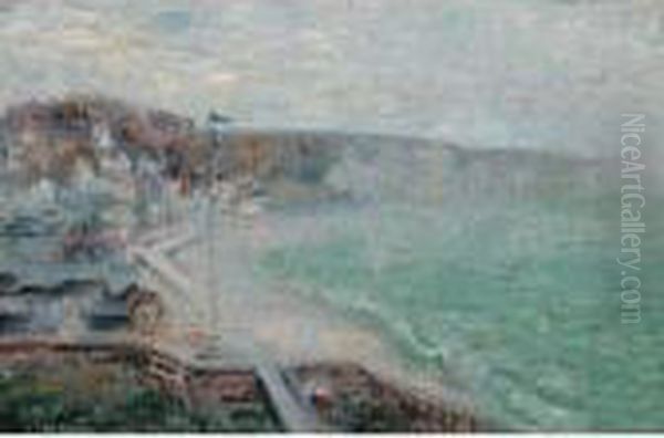 La Plage De Fecamp Oil Painting by Gustave Loiseau