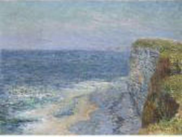 Plage D'etretat by Gustave Loiseau