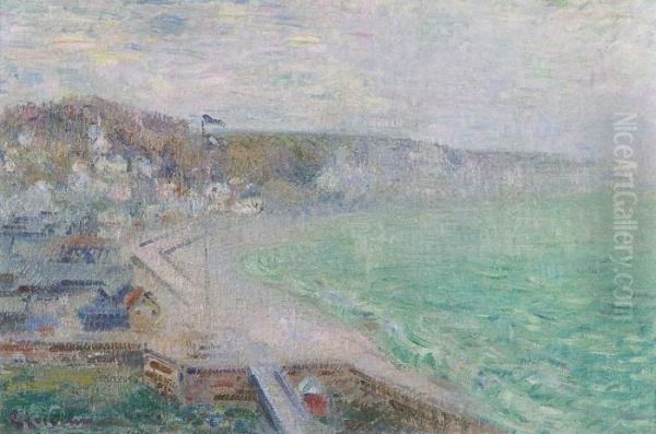 La Plage De Fecamp Oil Painting by Gustave Loiseau