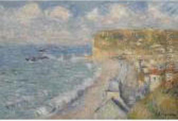 La Plage De Fecamp Oil Painting by Gustave Loiseau