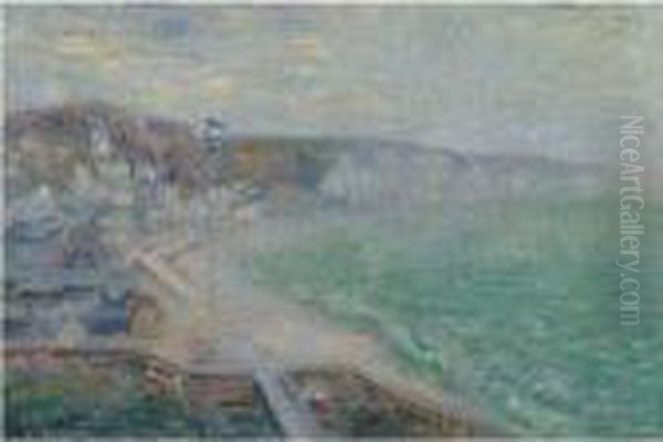 La Plage De Fecamp Oil Painting by Gustave Loiseau