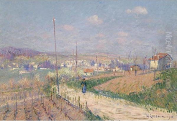 Printemps En Ile-de-france Oil Painting by Gustave Loiseau