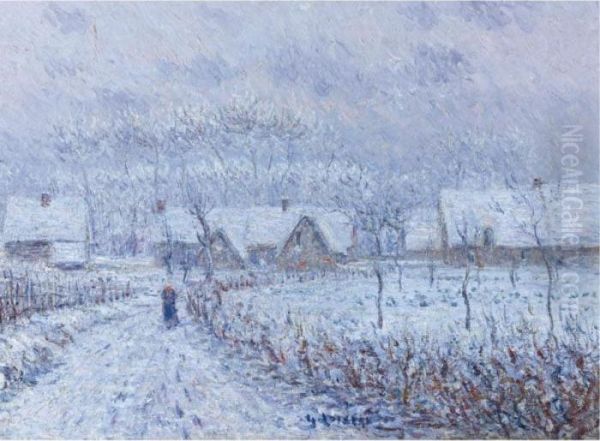 Apres La Rafale De Neige Oil Painting by Gustave Loiseau