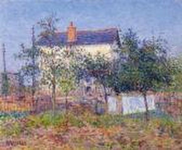 La Maison De Garde Barriere Oil Painting by Gustave Loiseau