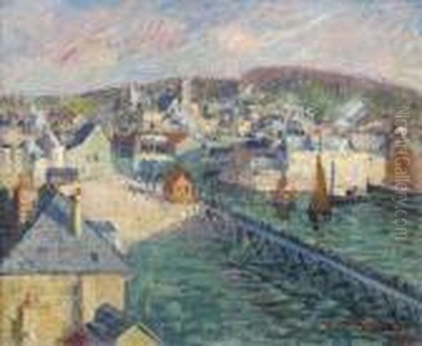 Le Port De Fecamp Oil Painting by Gustave Loiseau