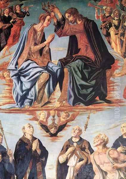 Coronation of the Virgin 1483 Oil Painting by Piero del Pollaiuolo