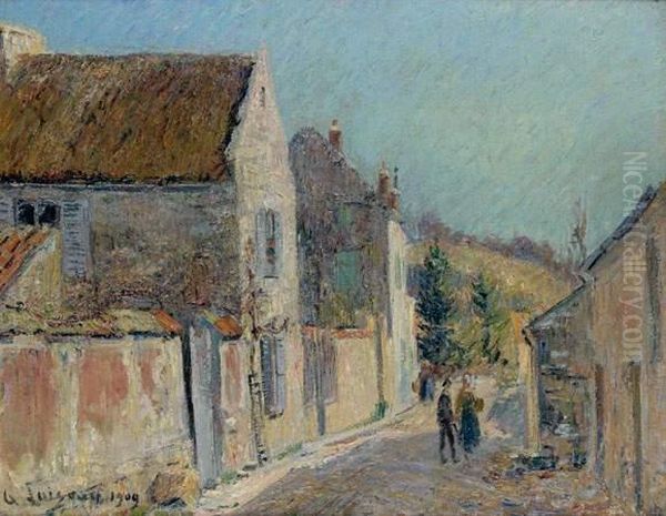 Rue De Village Oil Painting by Gustave Loiseau