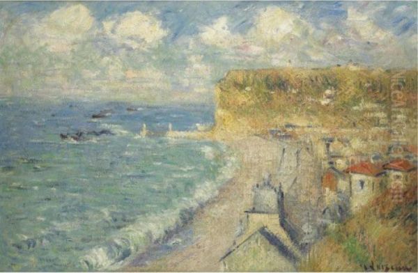 La Plage De Fecamp Oil Painting by Gustave Loiseau