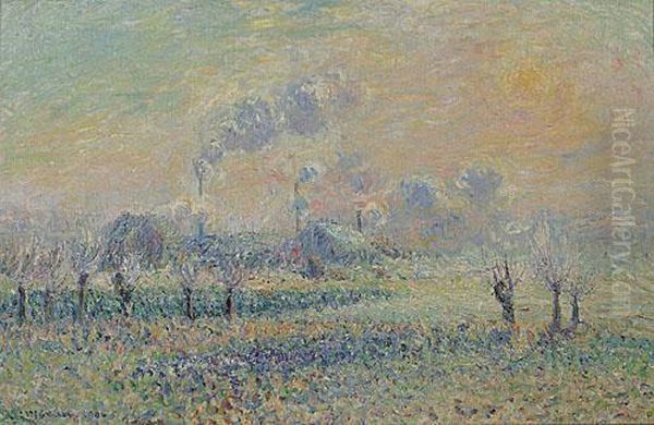 Paysage Ensoleille Oil Painting by Gustave Loiseau